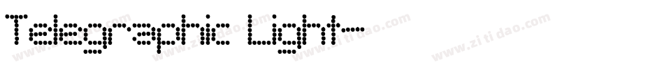 Telegraphic Light字体转换